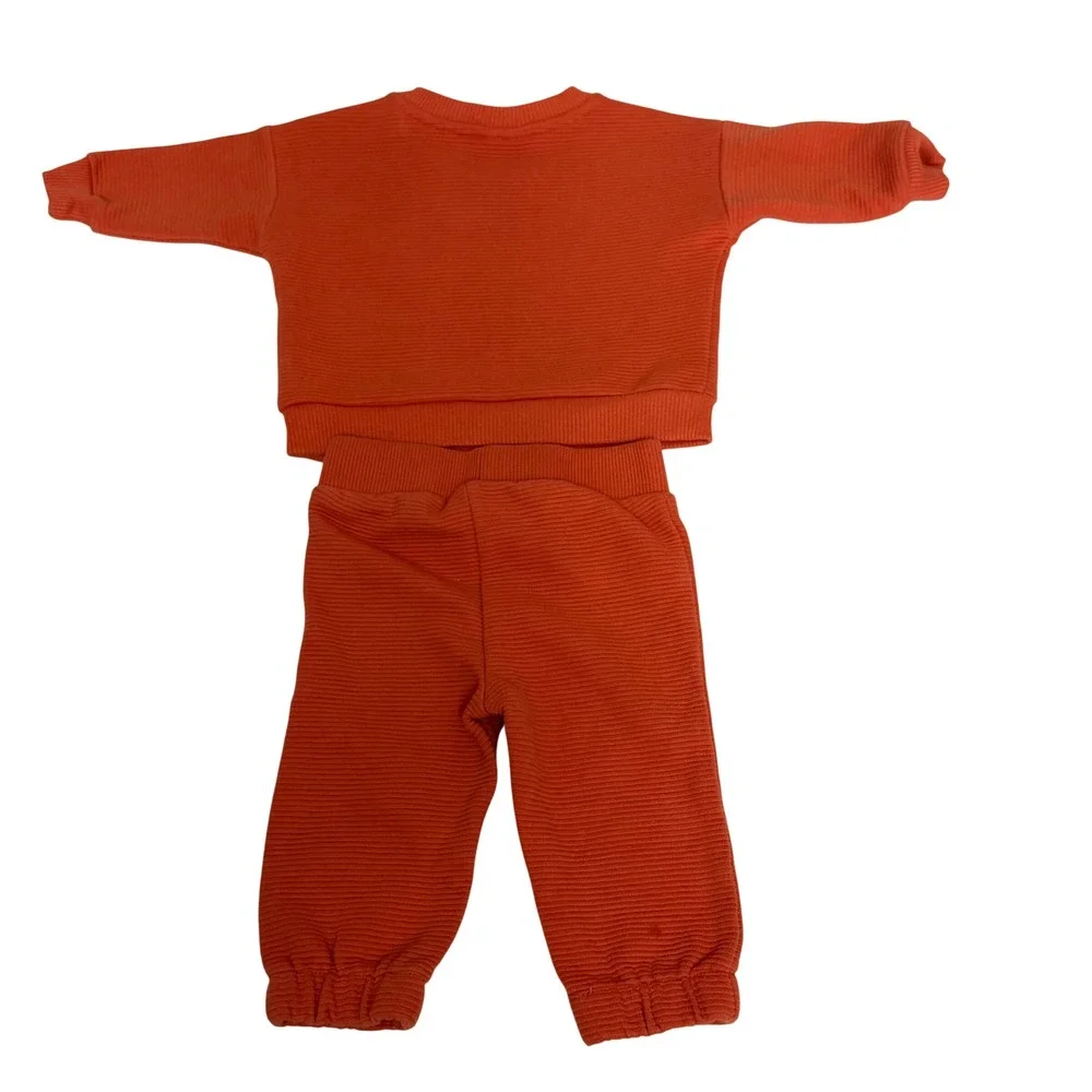 Harry Potter Baby Hogwarts Glasses Hedwig Red Ribbed Set Wizardcore Cozy 0-3M